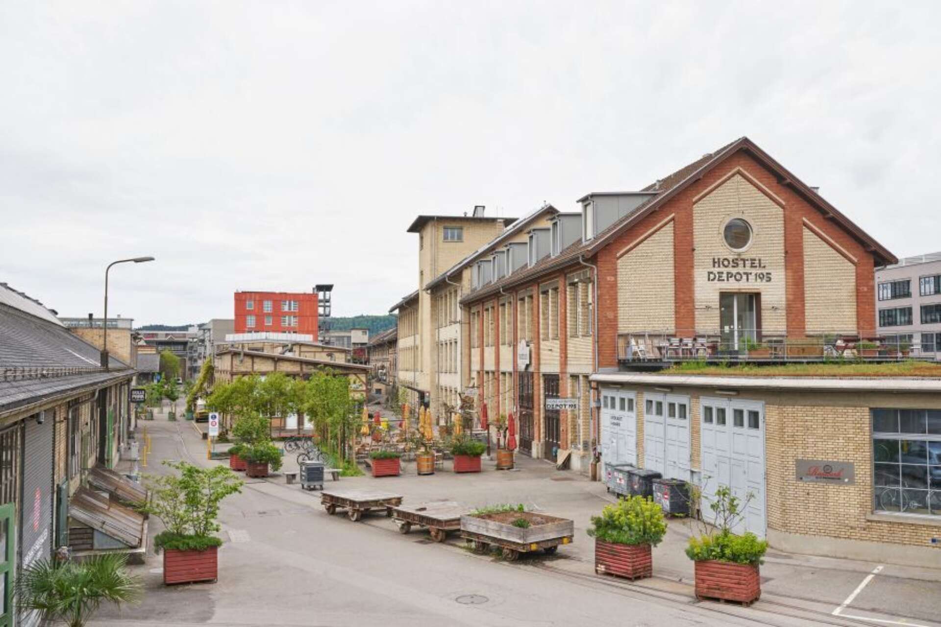 Blick vom Lagerplatz auf den K.118, Foto: Martin Zeller © Baubüro insitu